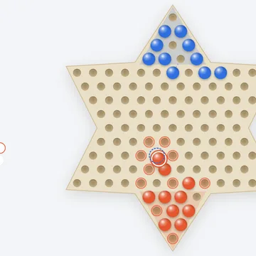 Star Hop Checkers