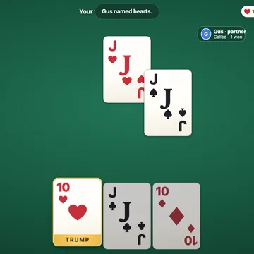 Euchre Table